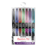 Zebra Fountain Pen - 0.6 mm - Assorted (7-Pack)