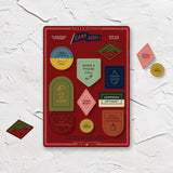 Adulting Merit Badge Sticker Sheet