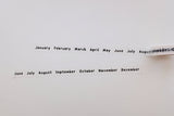 Suatelier Design Washi Tape - Lettering.01