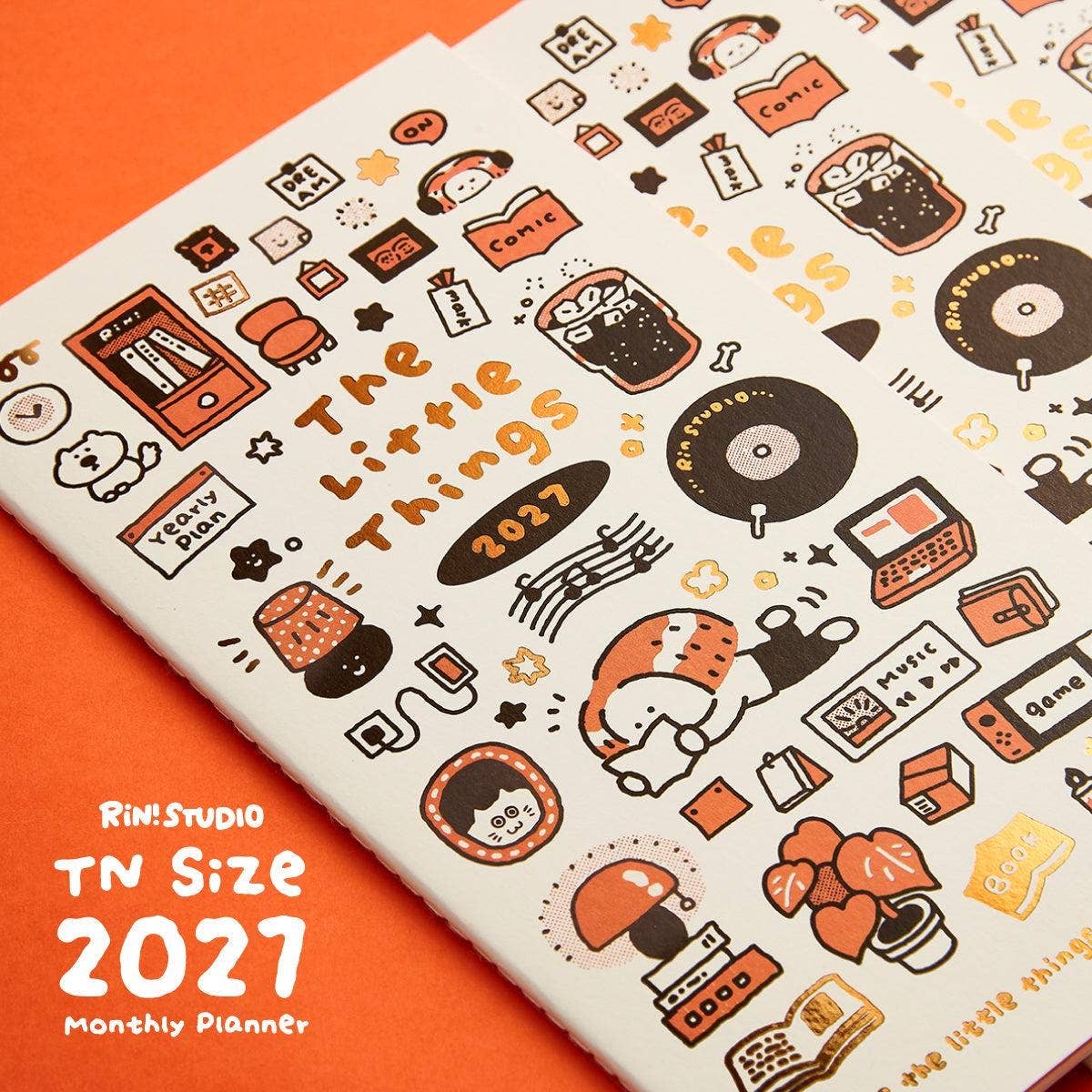 RiN! Studio 2027 TN Monthly Planner - The Little Things