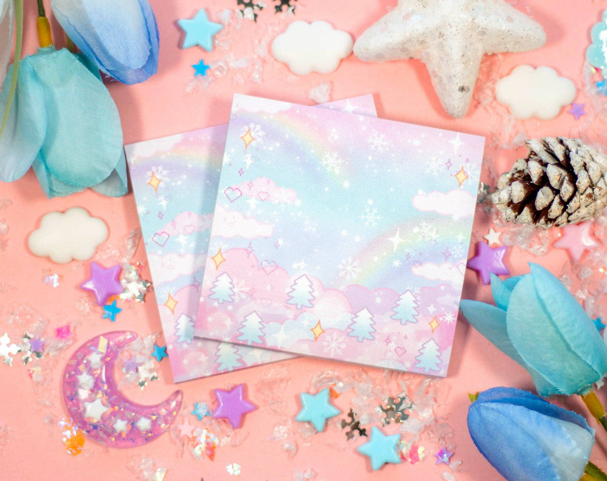 Unicorn Eclipse Whimsical Wonderland Sticky Notes