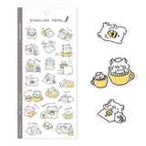 Studio Enon Doodling Memo - No.1: Lazy Day Sticker Sheet