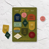Bookish Merit Badge Sticker Sheet