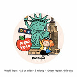 RiN! Studio New York City Die-Cut Washi Tape