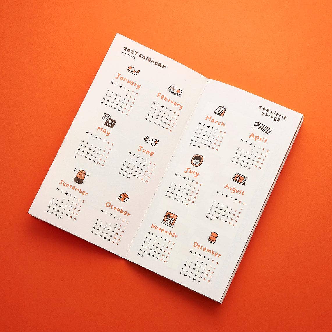 RiN! Studio 2027 TN Monthly Planner - The Little Things
