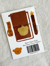 Bloom Paper Studio Bear Brass Charm