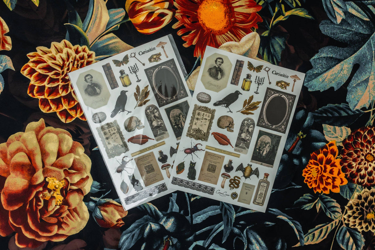 CoraCreaCrafts Curiosities Sticker Sheet