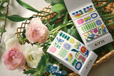 KITTA Portable Washi Decorative Tape -Stamp style Clear -: Playmates