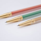 YStudio Glamour Evolve Elemental Rollerball Pen - Brass Gold