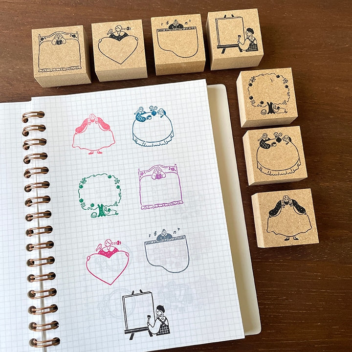Stamp Marché Marle Frame Stamp S - Heart Frame