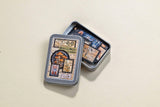 CoraCreaCrafts Autumn Stamps Sticker Tin Box