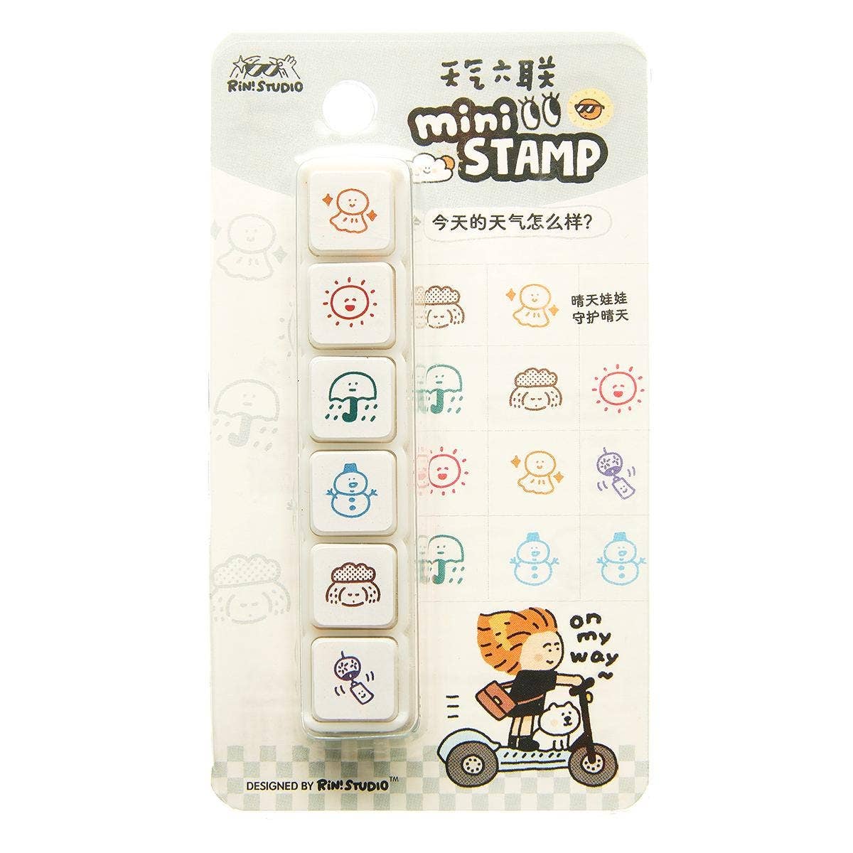 RiN! Studio Mini 6-in-1 Stamp - Weather