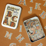 CoraCreaCrafts Illuminated Initials Sticker Tin Box