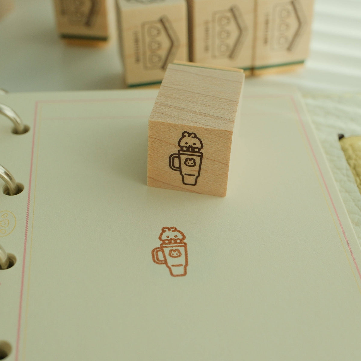 2jingis2jing Living Softly Rubber Stamp Vol. 1 (1.5cm)