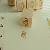 2jingis2jing Living Softly Rubber Stamp Vol. 1 (1.5cm)
