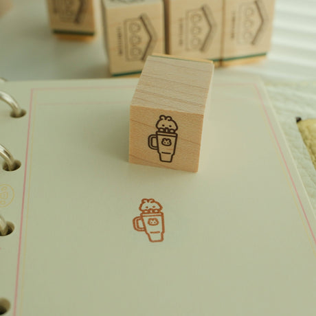 2jingis2jing Living Softly Rubber Stamp Vol. 1 (1.5cm)