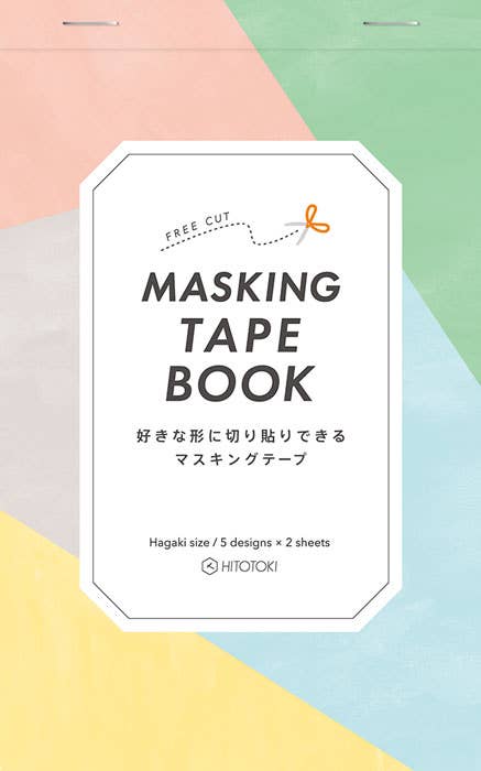 King Jim Decorative Paper Masking Tape Book - Postcard Size