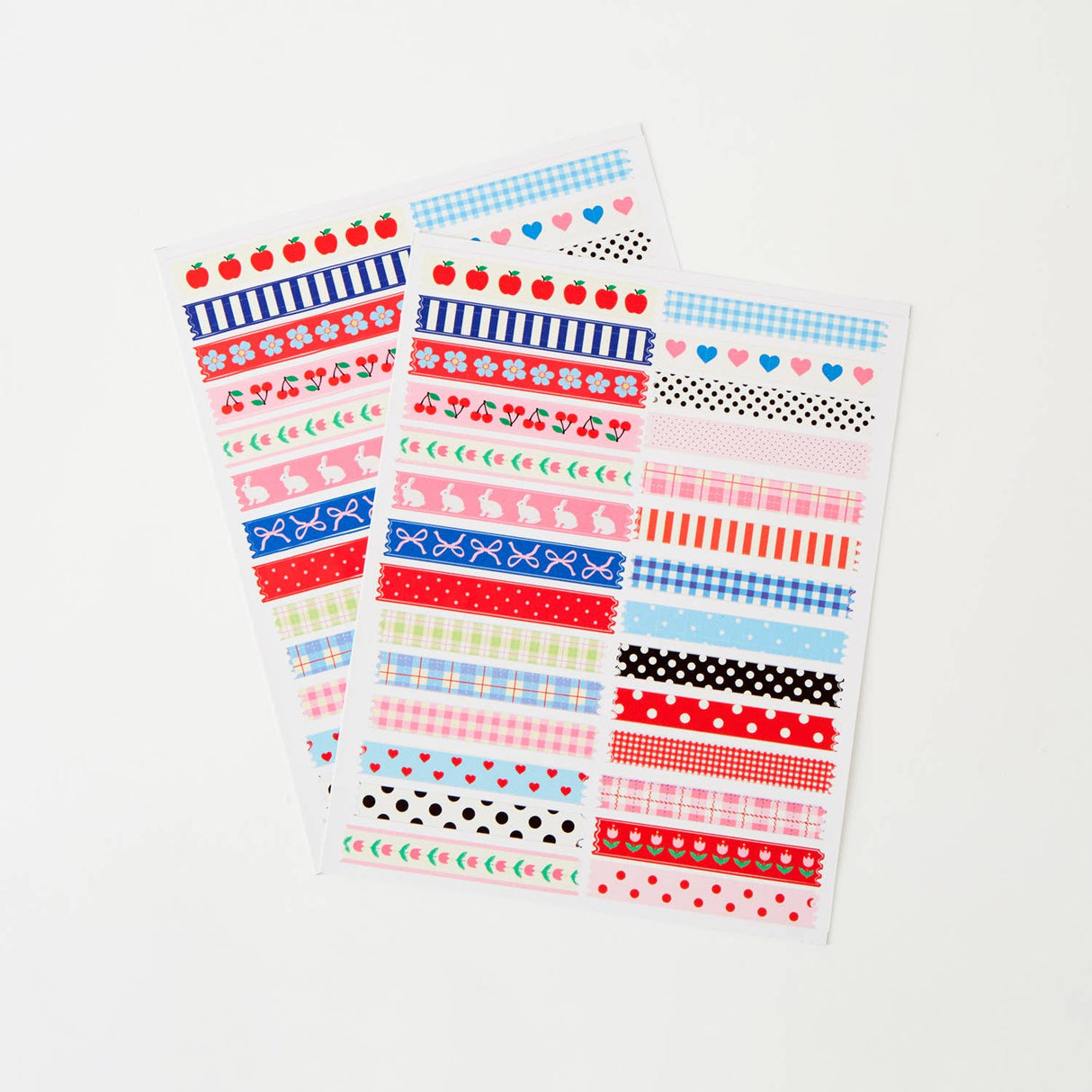 TINYSTORE Tinytapes! 50+ tiny washi tape samplers (2 sheets)