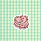 Art By Elowyn Zodiac Cake Stickers - 3" Die-Cut Stickers