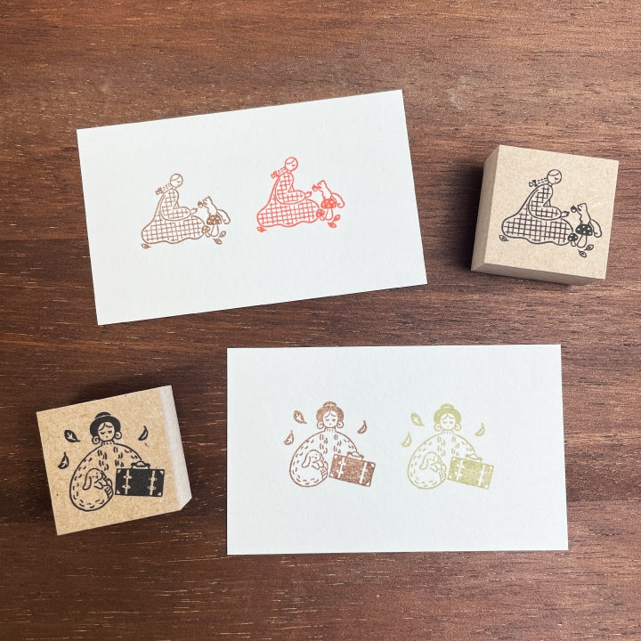 Stamp Marché Seasonal Illustration Stamp - November - Marle's Autumn Journey