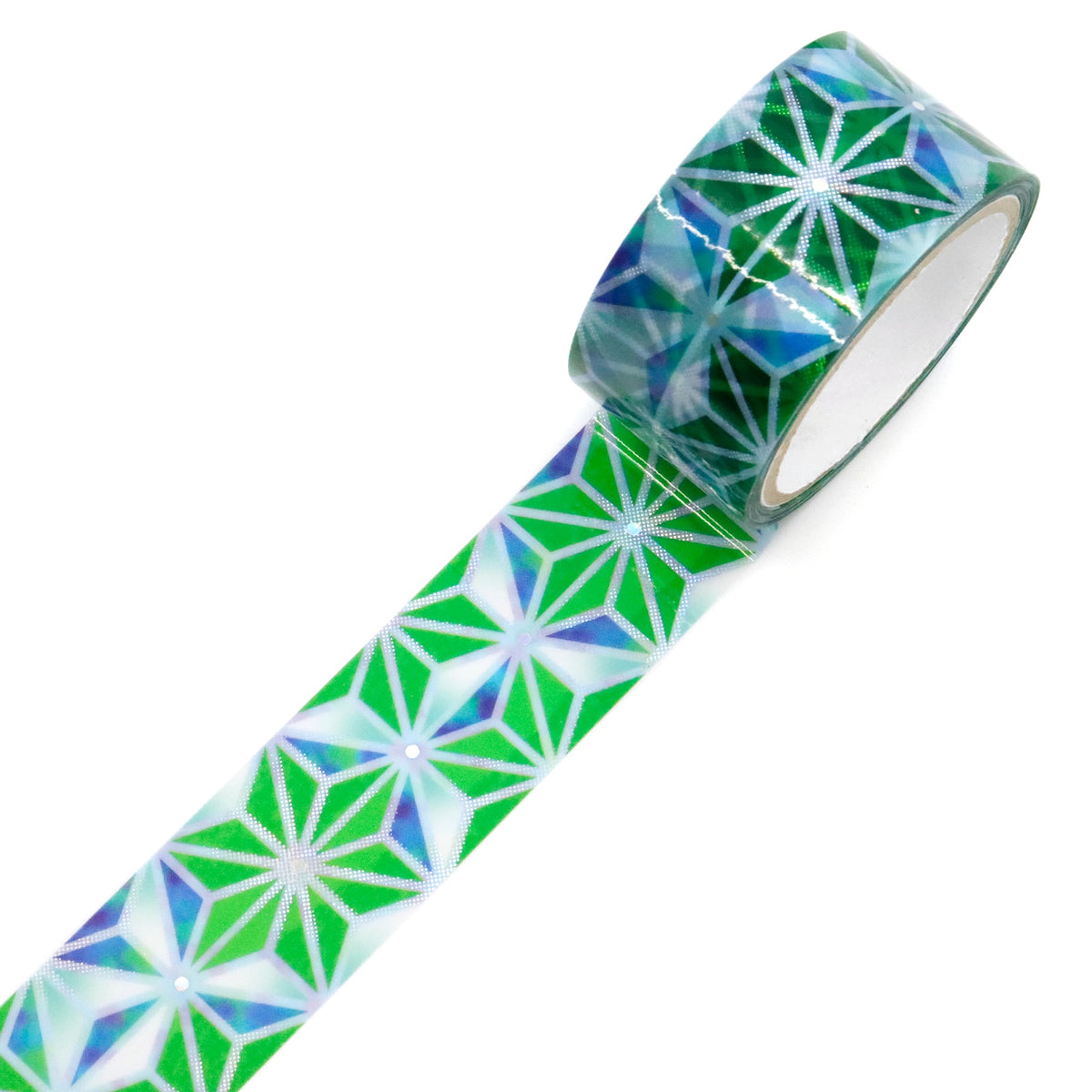 Kamiiso Clear Tape - Raden - Hemp Leaves (Hologram Foil)