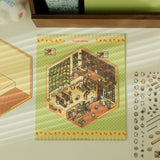2jingis2jing Scene Sticker DIY Kit - Forest Library