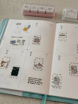 dana ate oatmeal! Maple Post Washi Sticker Sheet