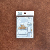 Papier Platz Tobimatsu Shoichiro Flake Mini Sticky Notes - Blue Favorite