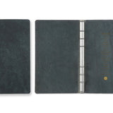 Plotter Pueblo 6-Ring Leather Binder - Bible Size - Navy