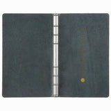 Plotter Pueblo 6-Ring Leather Binder - Bible Size - Navy