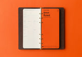 Plotter Pueblo 6-Ring Leather Binder - Narrow Size - Brown