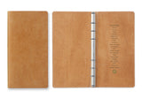 Plotter Pueblo 6-Ring Leather Binder - Narrow Size - Beige