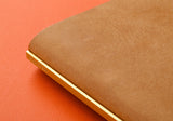 Plotter Pueblo 6-Ring Leather Binder - Narrow Size - Beige