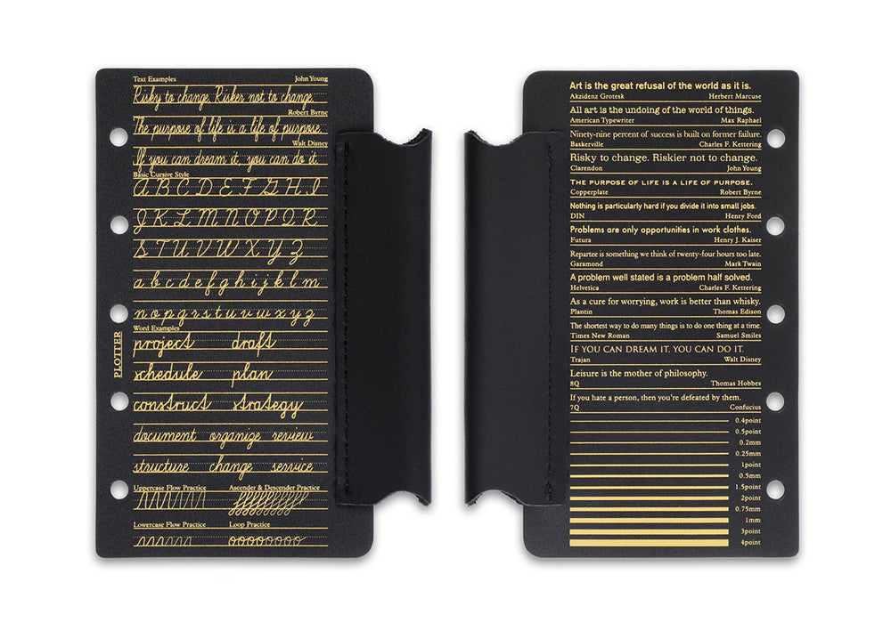 Plotter Leather Penholder with Lifter - Mini 5 Size