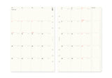 Plotter Monthly Schedule Refill 2026 - A5 Size