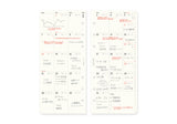 Plotter Monthly Schedule Refill 2026 - Narrow Size