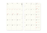 Plotter Monthly Schedule Refill 2026 - Mini Size