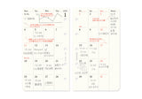 Plotter Monthly Schedule Refill 2026 - Mini 5 Size