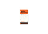 Plotter Monthly Schedule Refill 2026 - Mini 5 Size