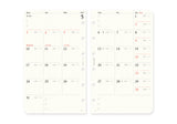 Plotter Monthly Schedule Refill 2027 - Mini Size