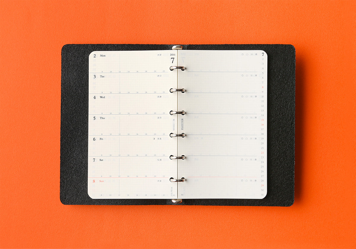 Plotter Weekly Schedule Refill 2027 - Mini Size