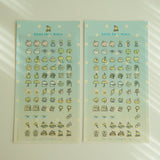 2jingis2jing Little Frog Witch Sticker Sheet (Little Square)