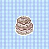 Art By Elowyn Zodiac Cake Stickers - 3" Die-Cut Stickers