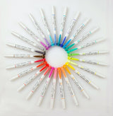 Zebra MILDLINER Dual-Tip Brush Pen - Assorted 25 Pack