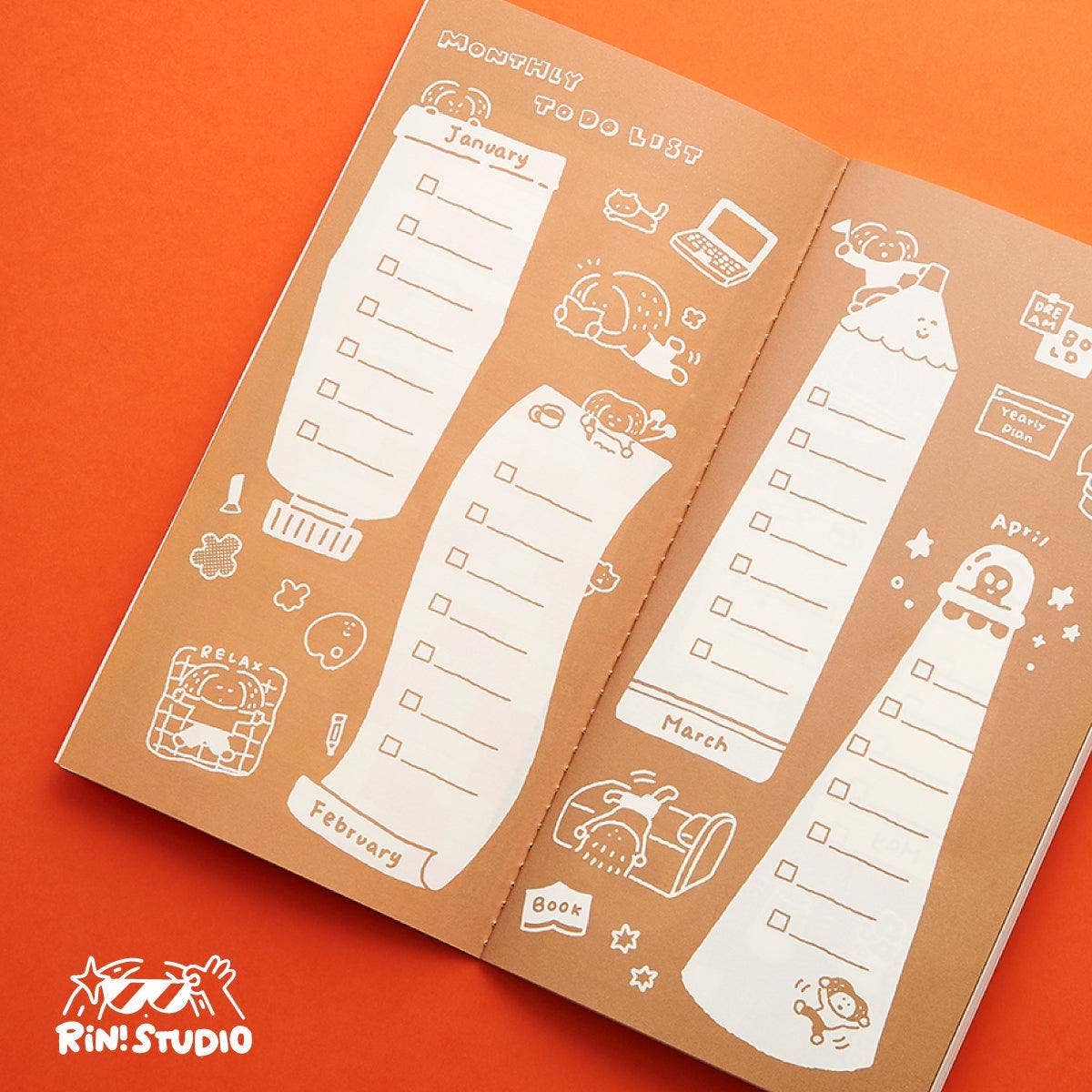 RiN! Studio 2027 TN Monthly Planner - The Little Things