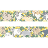 Papier Platz Schinako Moriyama Washi Tape - Dandelions and Rabbits