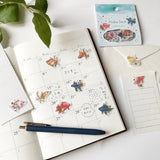 Papier Platz MILINA Flake Stickers - LOVE Goldfish