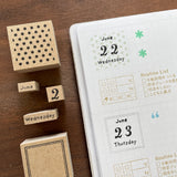 Stamp Marché Month Moji Stamp Set (Set of 12)