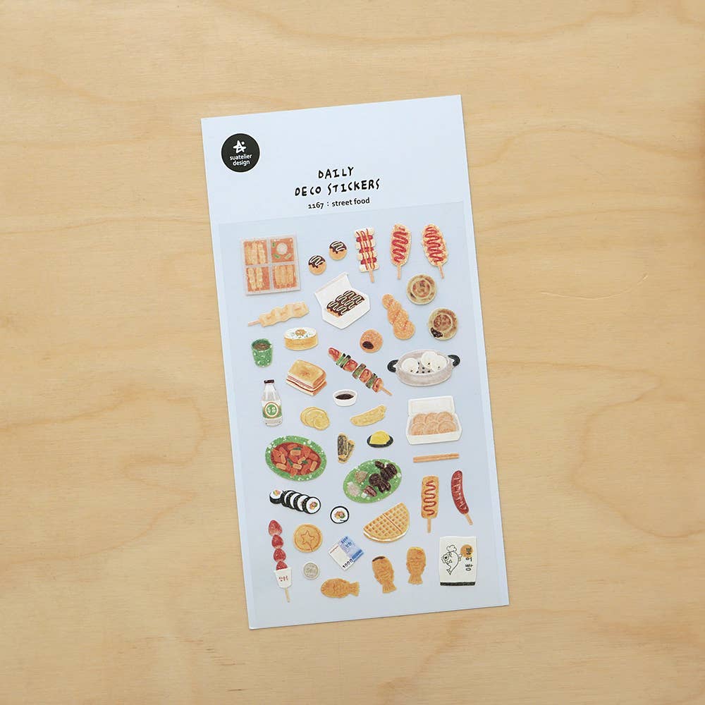 Suatelier Design Stickers - Street food