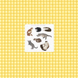 Art By Elowyn Mini Cats Taking Naps Sticker Sheets 